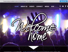 Tablet Screenshot of churchcalledhome.com
